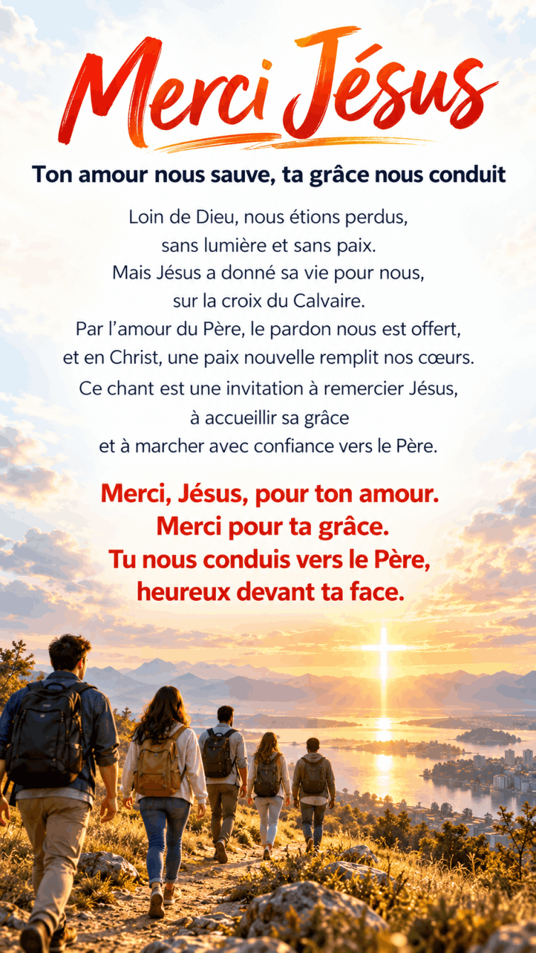 Illustration de Merci Jésus